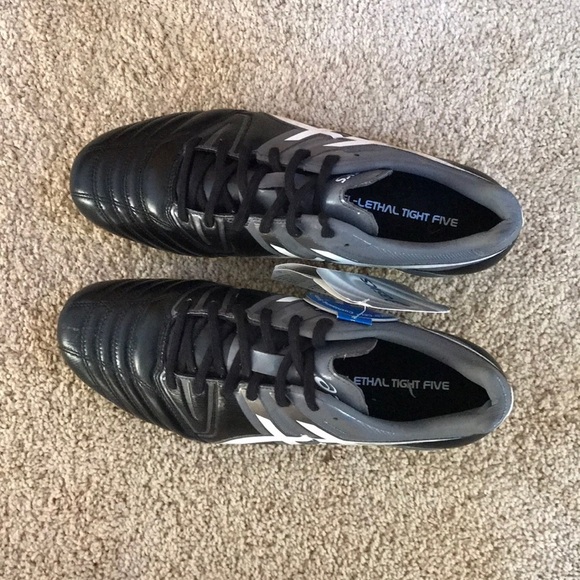New! ASICS  Rugby spike gel lethal tight 5 shoes